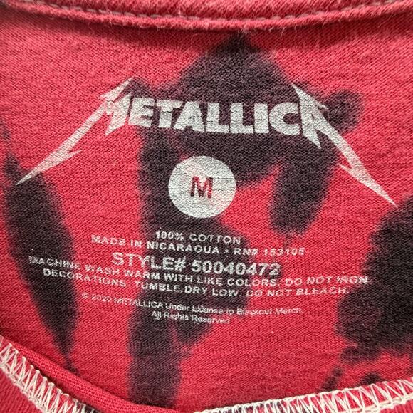Metallica The Unforgiven Executioner Red T Shirt Short Sleeve Crew Neck M Cotton - Picture 4 of 9
